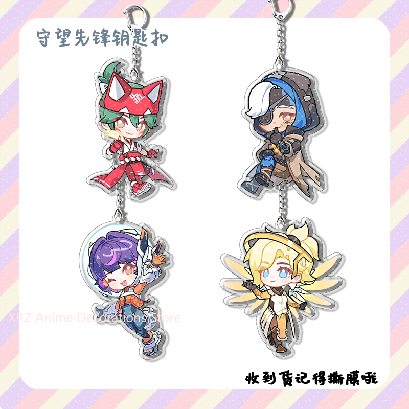 Anime Merchandise Bag - 4 pezzi Anime Game Overwatch Cole