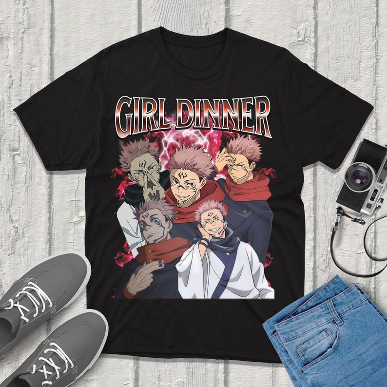 Anime Merchandise For Men - T-shirt Sukuna Jujutsu-Kaisen Streetwear Abbigliamento di