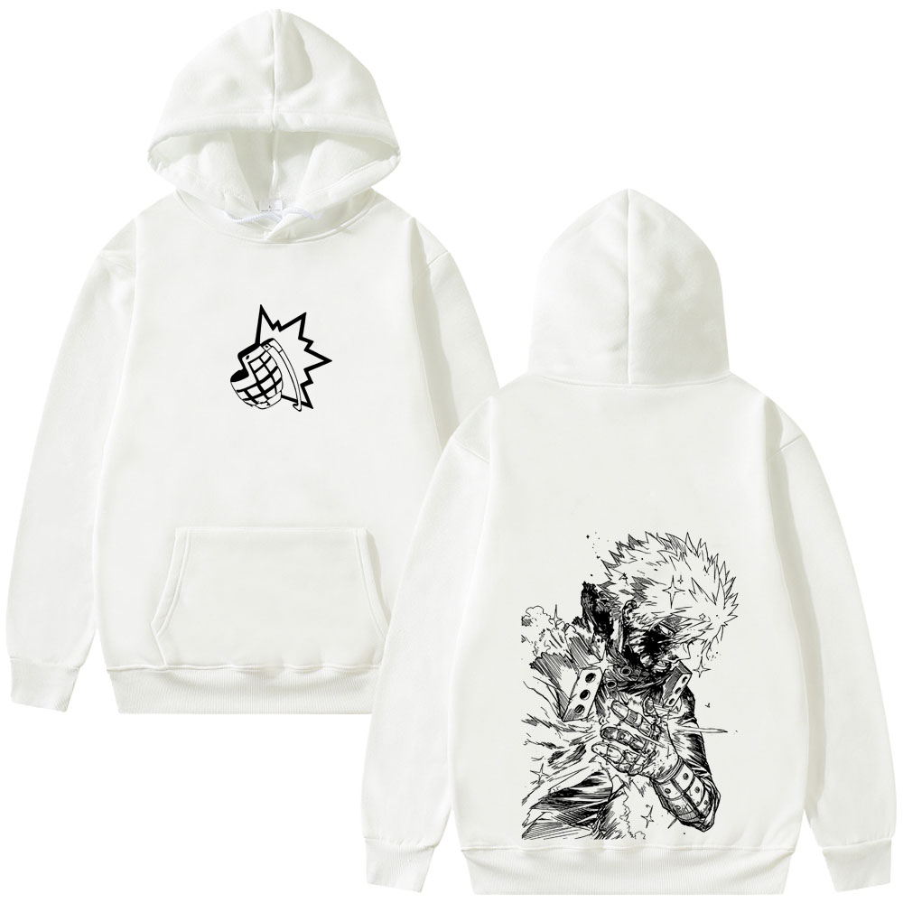 Anime Merch Hoodie - Felpa con Cappuccio Anime My Hero