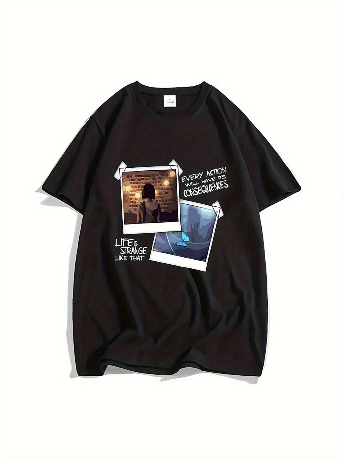 Anime Convention Merchandise - T-shirt grafica da uomo Life Is
