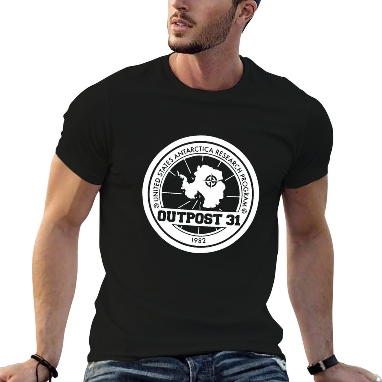 Anime Merchandise For Men - Outpost 31 Logo MERCHANDISE T-shirt da