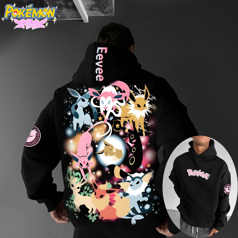 Anime Merch Hoodie - 2025 Pok É Mon Personaggio classico