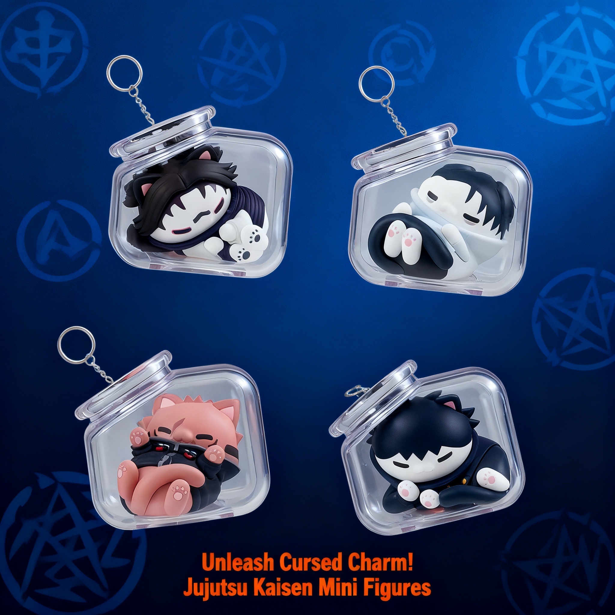 Anime Merchandise Figures - Portachiavi Jujutsu Kaisen Gojo Satoru Yuji