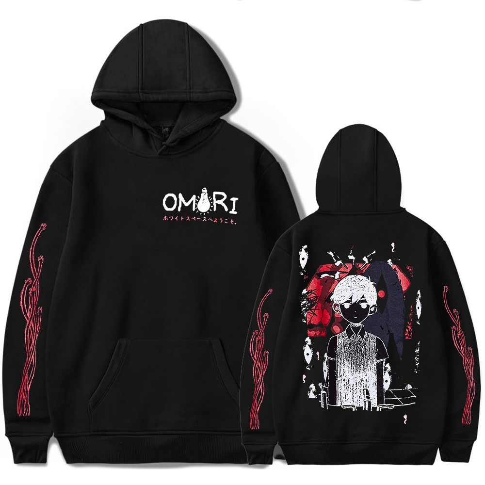 Anime Merch Hoodie - 2023 Omori Red Space Hoodie Merch
