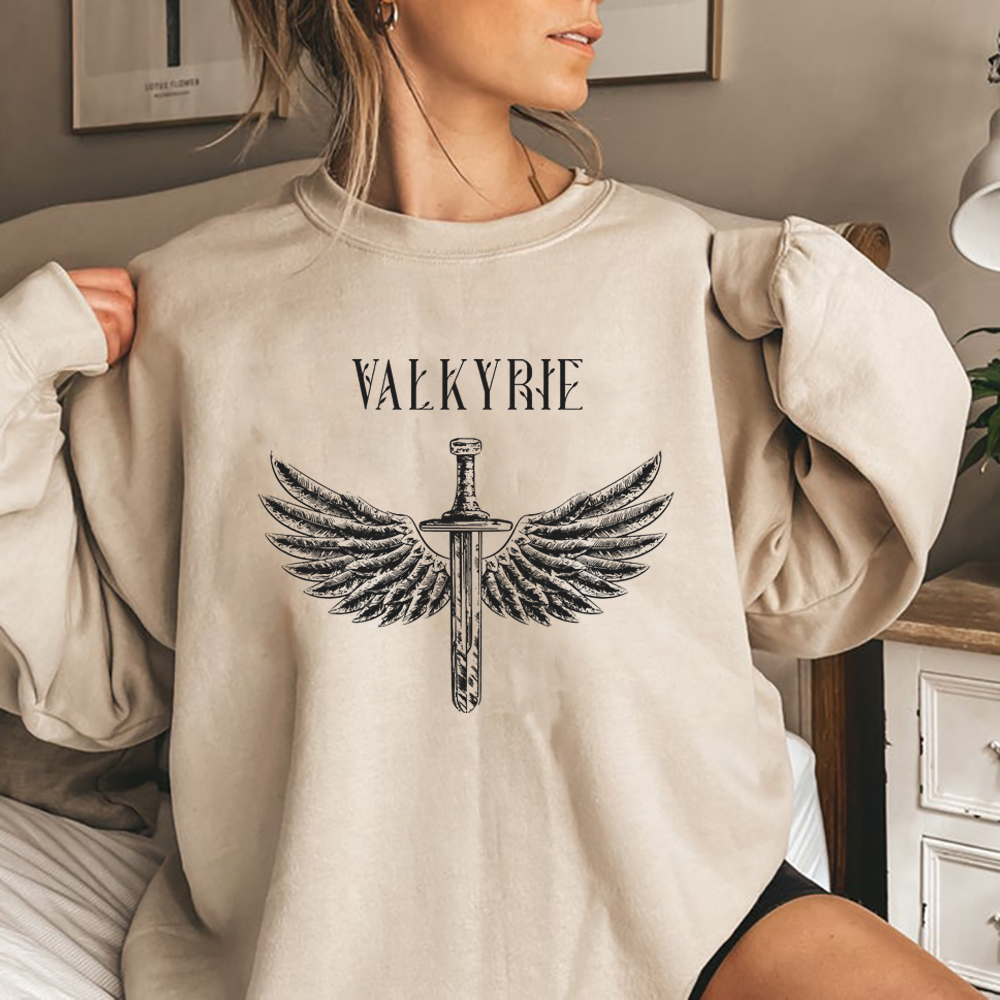 Anime Merch Hoodie - Retro Sarah J Mass felpa Valkyrie
