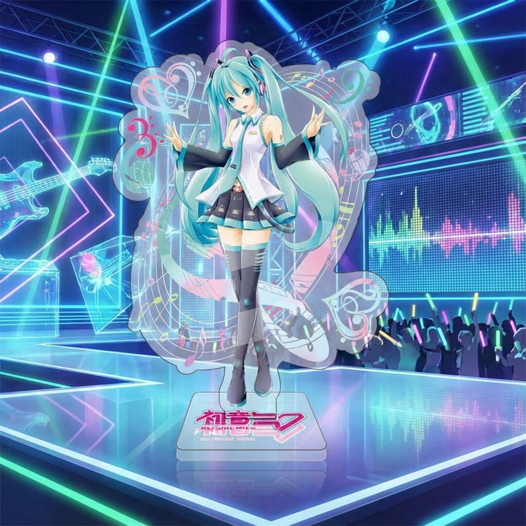 Anime Merchandise Figures - Miku Hatsune Grande supporto acrilico 15