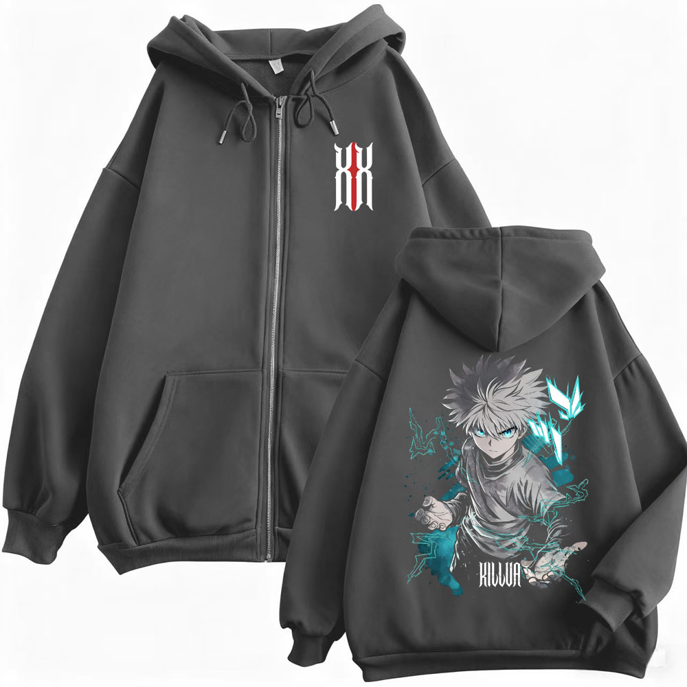 Felpa con Cappuccio e Zip Hunt - Anime Merch Hoodie recensione e prezzo