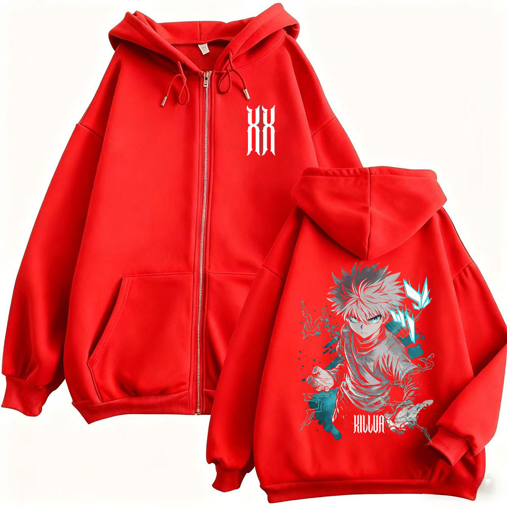 Felpa con Cappuccio e Zip Hunt - Anime Merch Hoodie recensione e prezzo