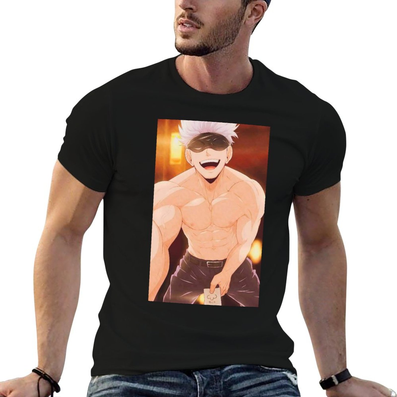 T-shirt Gojo Satoru Merchandis - Anime Merchandise For Men recensione e prezzo