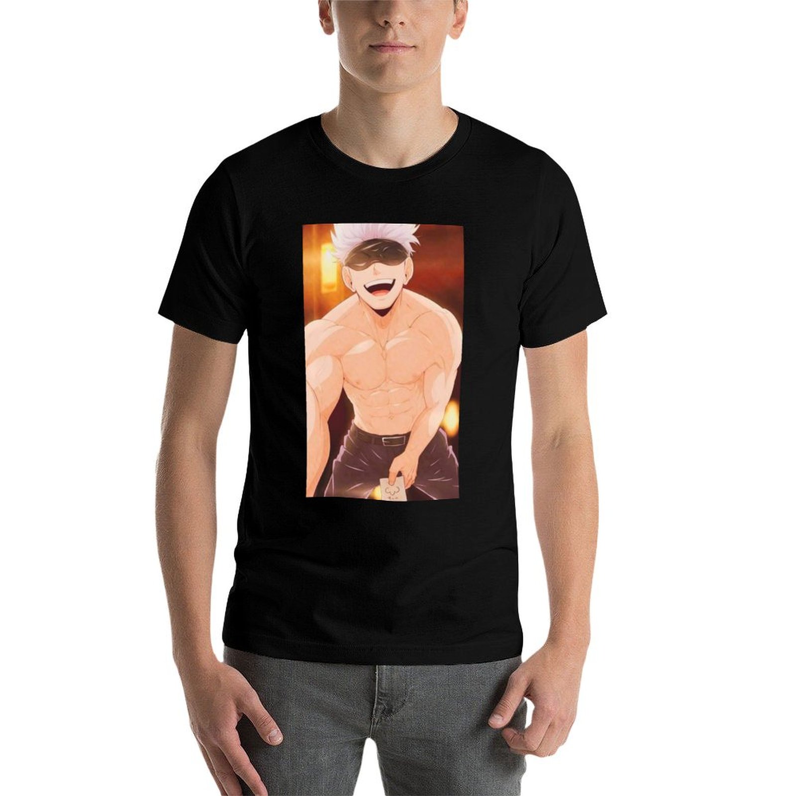 T-shirt Gojo Satoru Merchandis - Anime Merchandise For Men recensione e prezzo