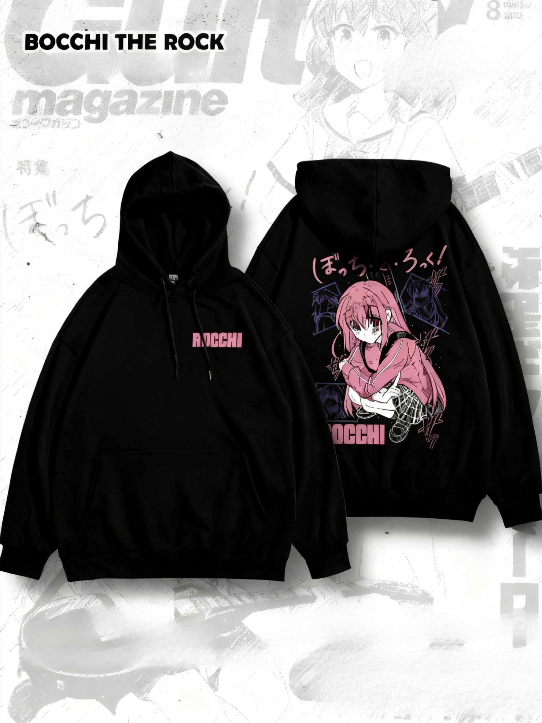Bocchi The Rock! Felpa con Cap - Anime Merch Hoodie recensione e prezzo