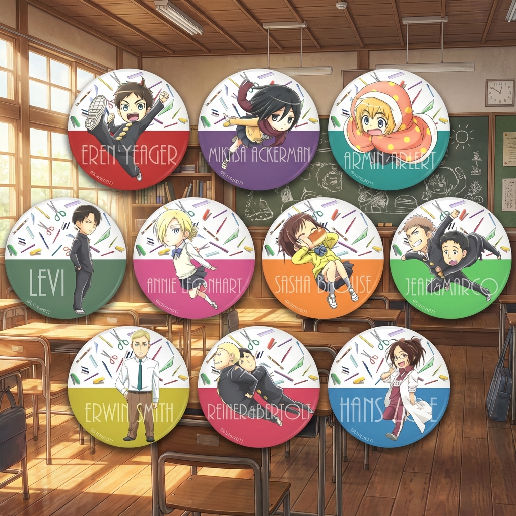Distintivo Attack on Titan per - Anime Merchandise Bag recensione e prezzo