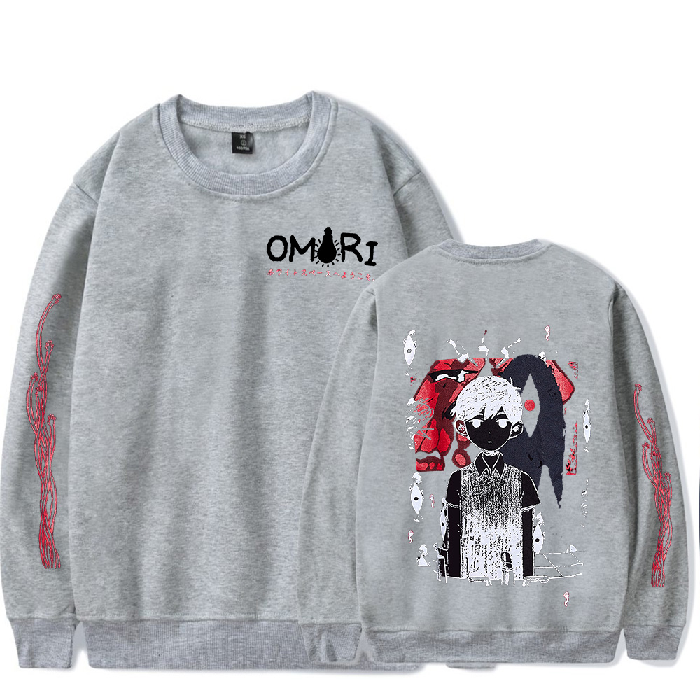 Felpa girocollo Omori Red Spac - Anime Merch Hoodie recensione e prezzo