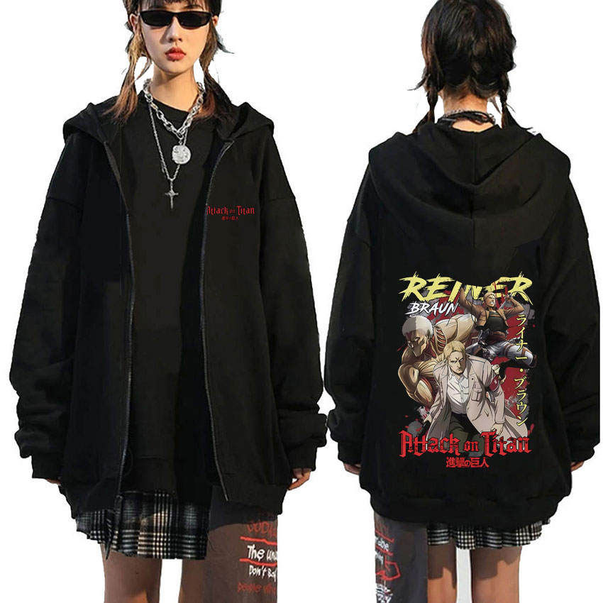Anime Attack on Titan Reiner B - Anime Merch Hoodie recensione e prezzo