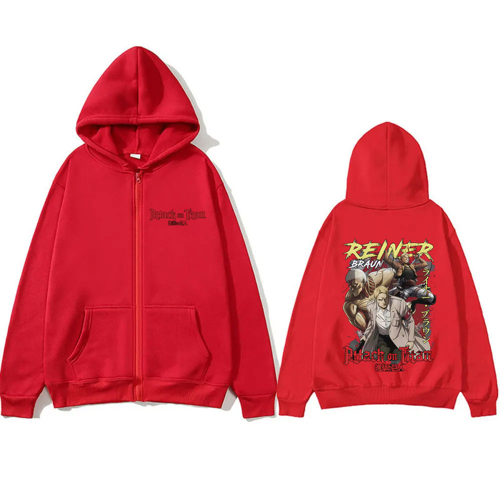 Anime Attack on Titan Reiner B - Anime Merch Hoodie recensione e prezzo