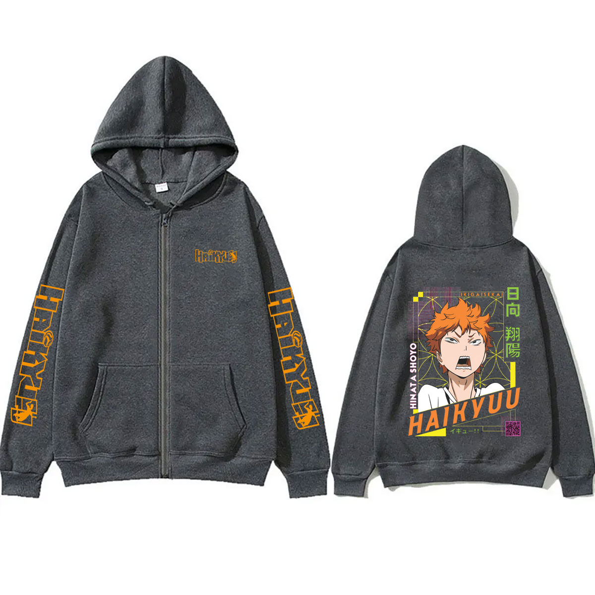 Felpa con cappuccio e zip Anim - Anime Merch Hoodie recensione e prezzo