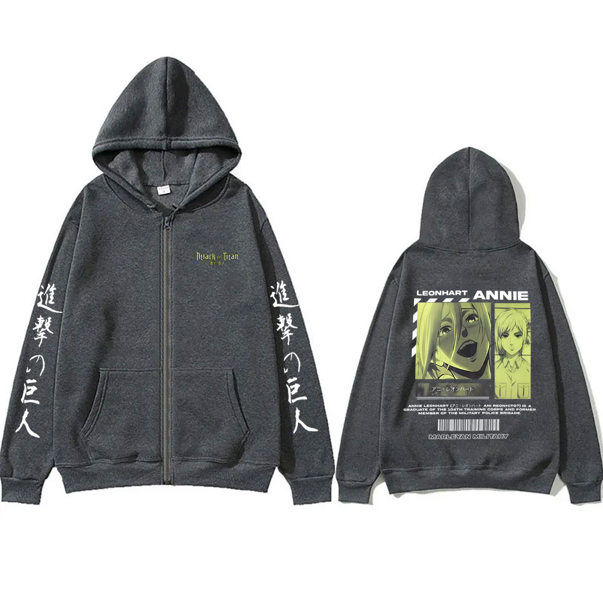 Felpa con Cappuccio e Zip Anim - Anime Merch Hoodie recensione e prezzo