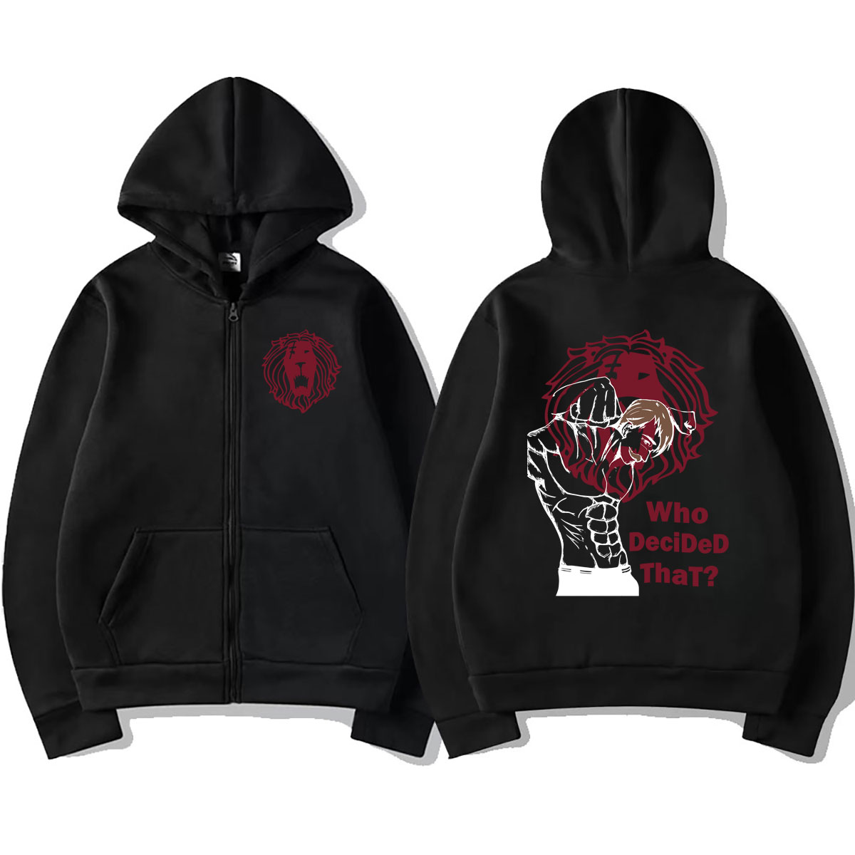 Felpa con cappuccio e zip Over - Anime Merch Hoodie recensione e prezzo
