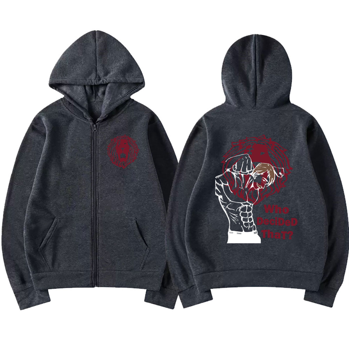 Felpa con cappuccio e zip Over - Anime Merch Hoodie recensione e prezzo