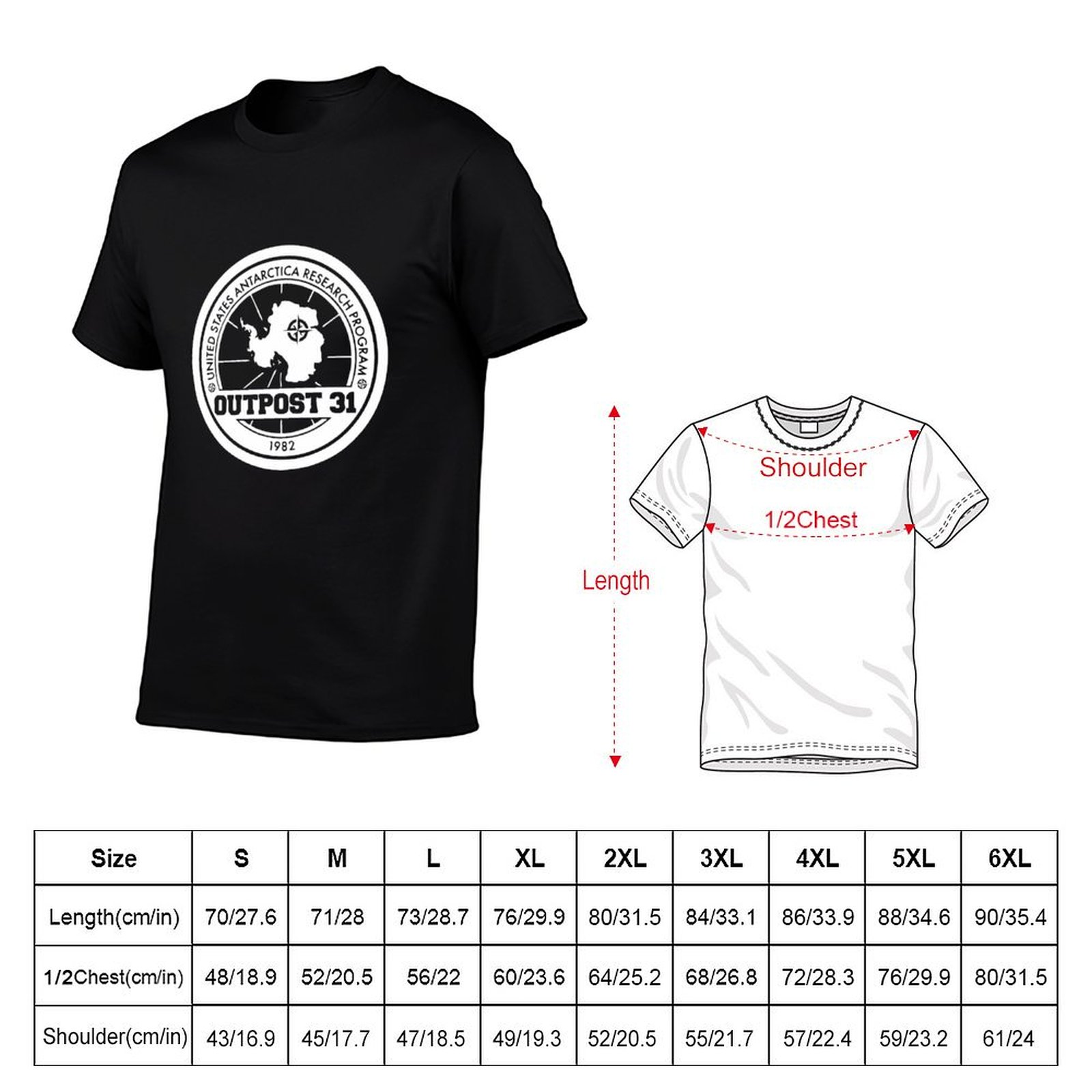 Outpost 31 Logo MERCHANDISE T- - Anime Merchandise For Men recensione e prezzo