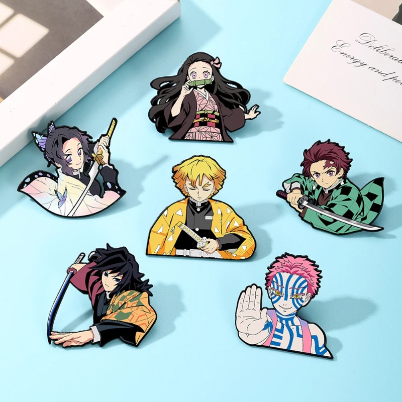 6 Pezzi Spille Cartoon Demon S - Anime Merchandise Bag recensione e prezzo
