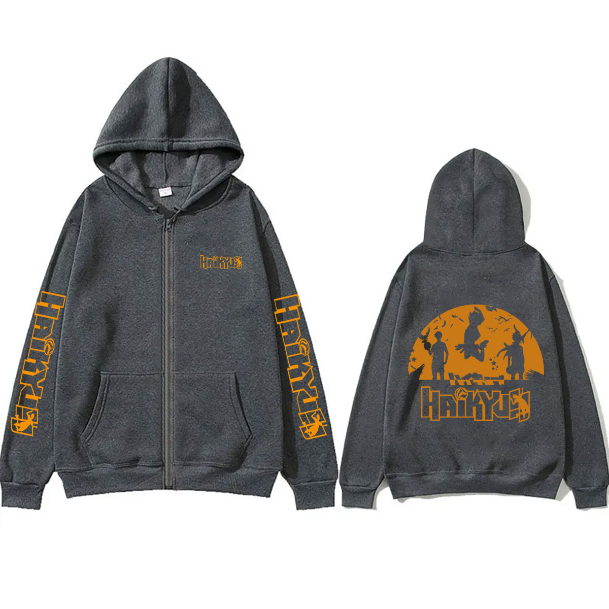 Felpa con cappuccio e zip Haik - Anime Merch Hoodie recensione e prezzo