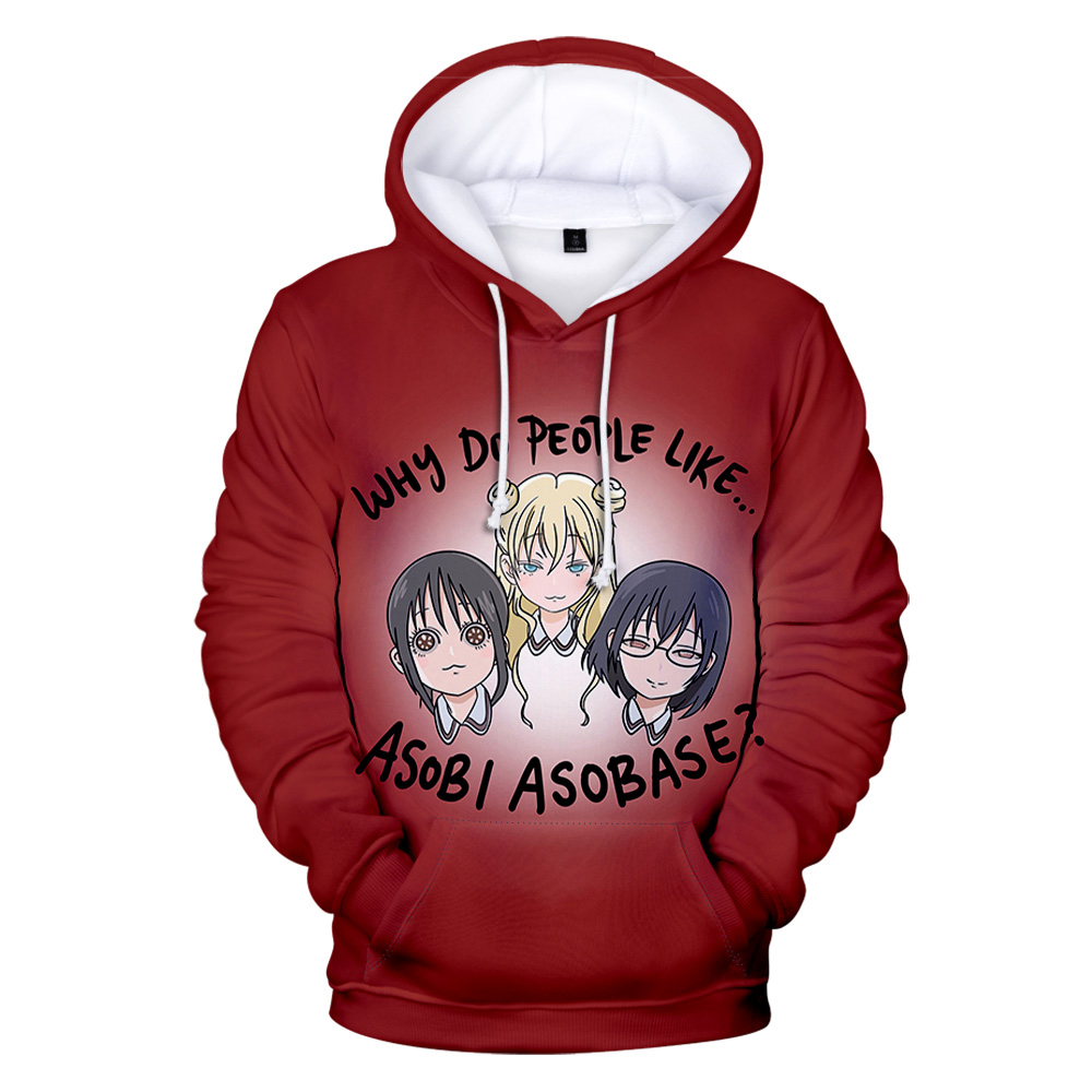 Asobi asbase Merch felpa con c - Anime Merch Hoodie recensione e prezzo