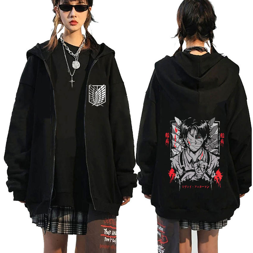 Anime Attack on Titan Levi Ack - Anime Merch Hoodie recensione e prezzo
