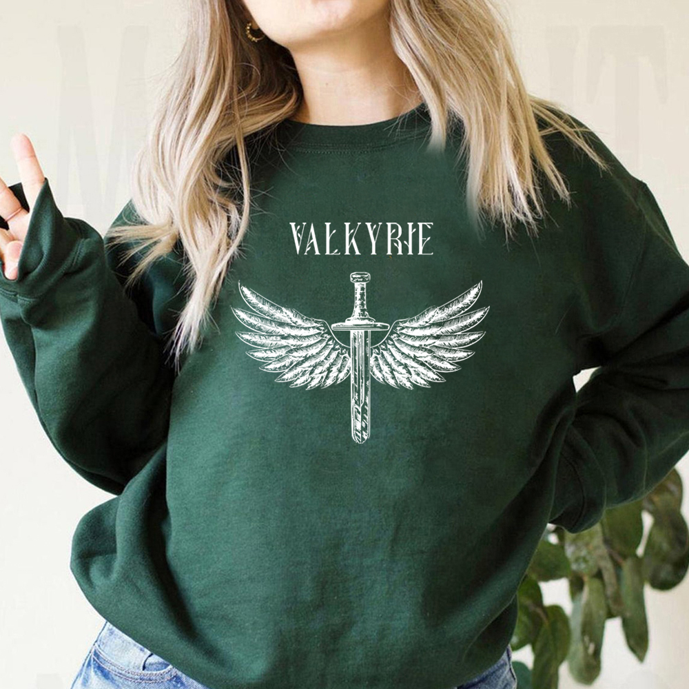 Retro Sarah J Mass felpa Valky - Anime Merch Hoodie recensione e prezzo