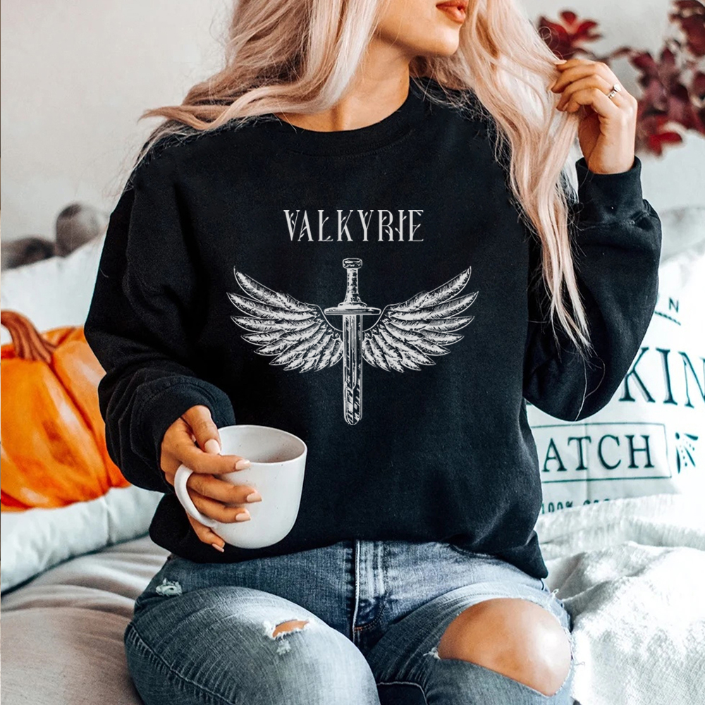 Retro Sarah J Mass felpa Valky - Anime Merch Hoodie recensione e prezzo